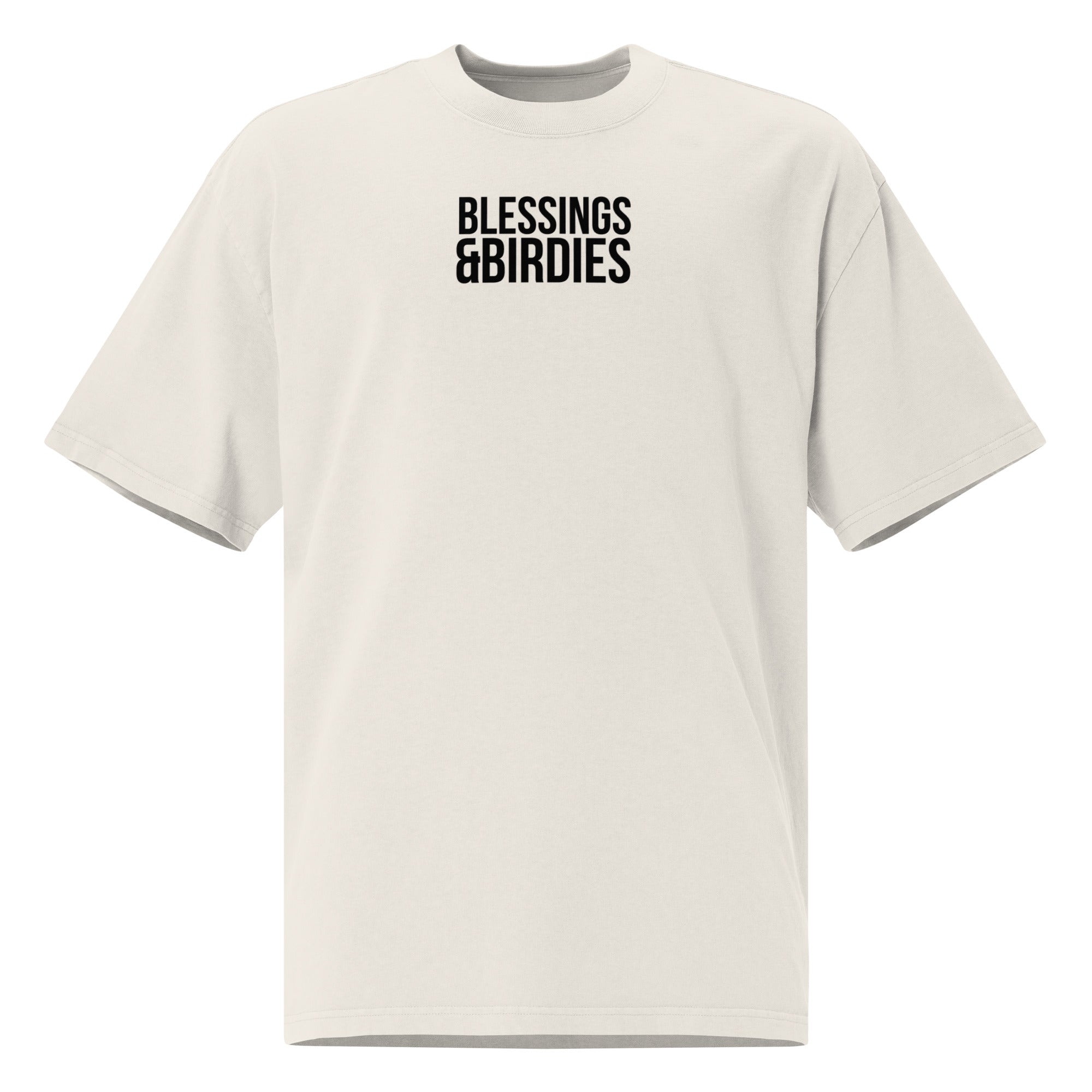 B&B + Cross Oversized faded t-shirt